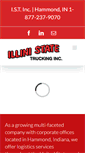 Mobile Screenshot of illinistatetrucking.com